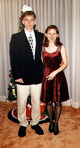 Rich & Becky At Christmas 1997